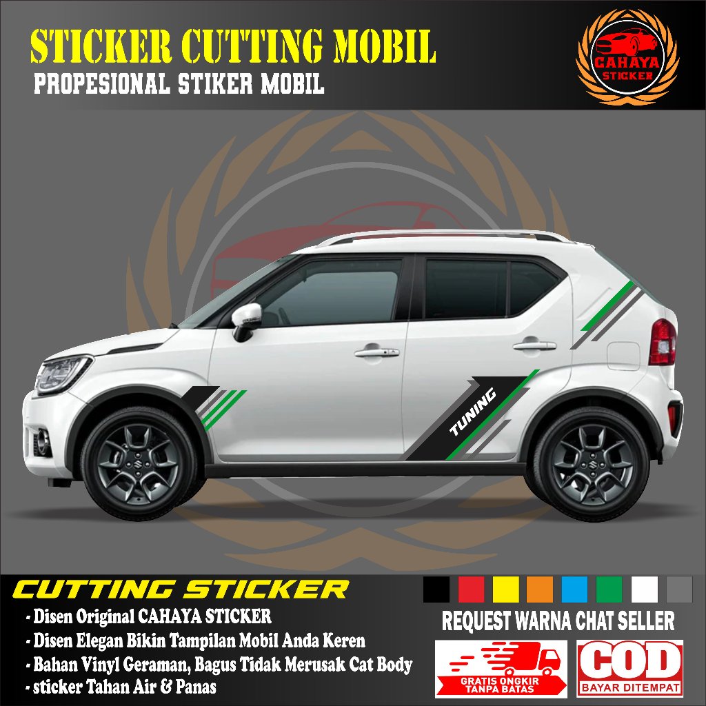 sticker mobil ignis sticker mobil suzuki ignis stiker mobil ignis keren sticker variasi body mobil