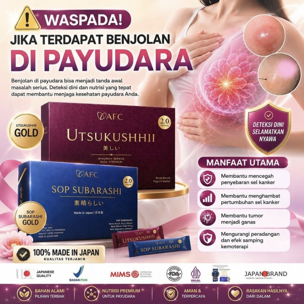 1 PAKET SOP SUBARASHII + UTSUKUSHII AFC JAPAN ORI / SOP SUBARASHII AFC