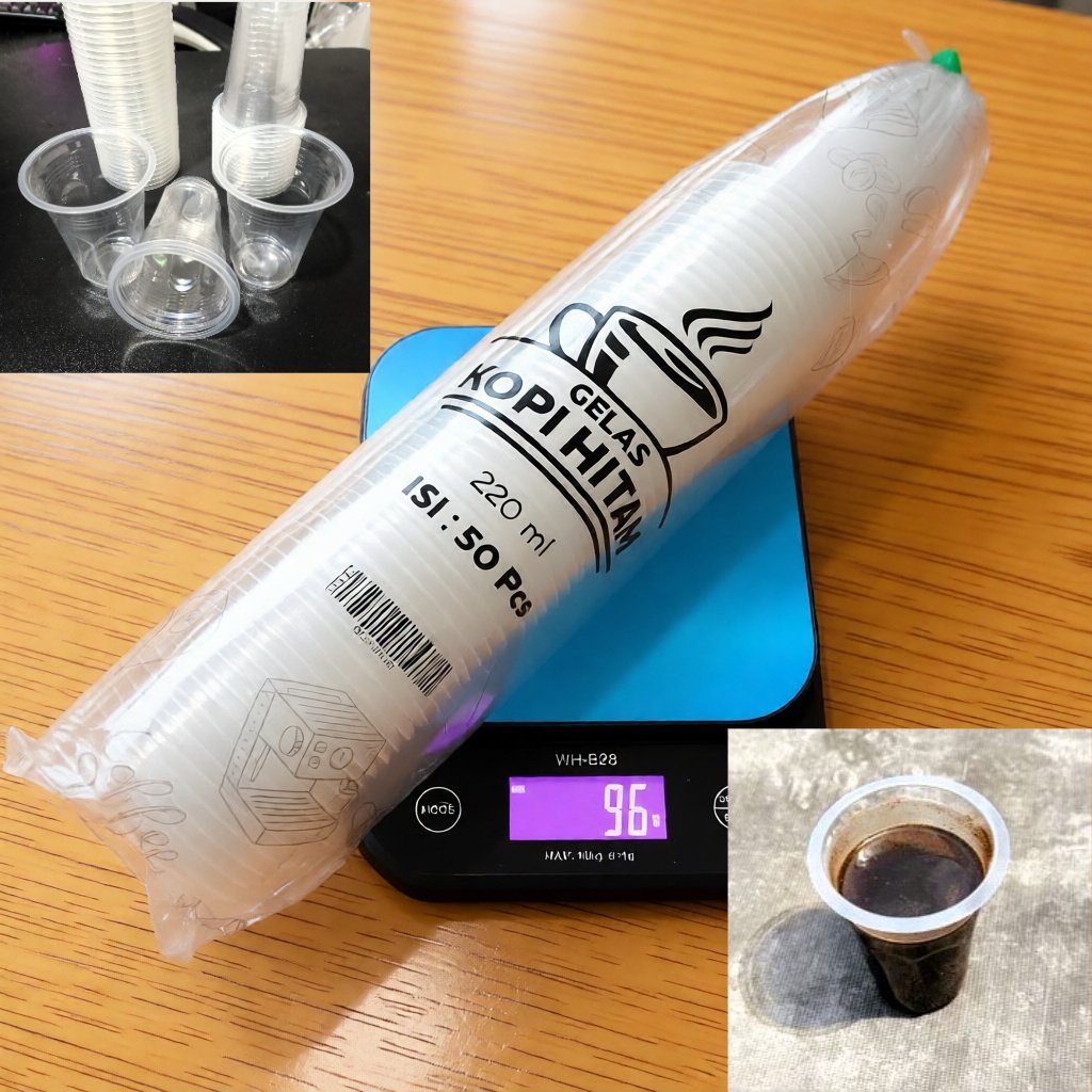 Kopi Cup Gelas Plastik Air Mineral 220ml Isi 50 Pcs Gelas Bening Kemasan Es Doger Jasuke Praktis dan