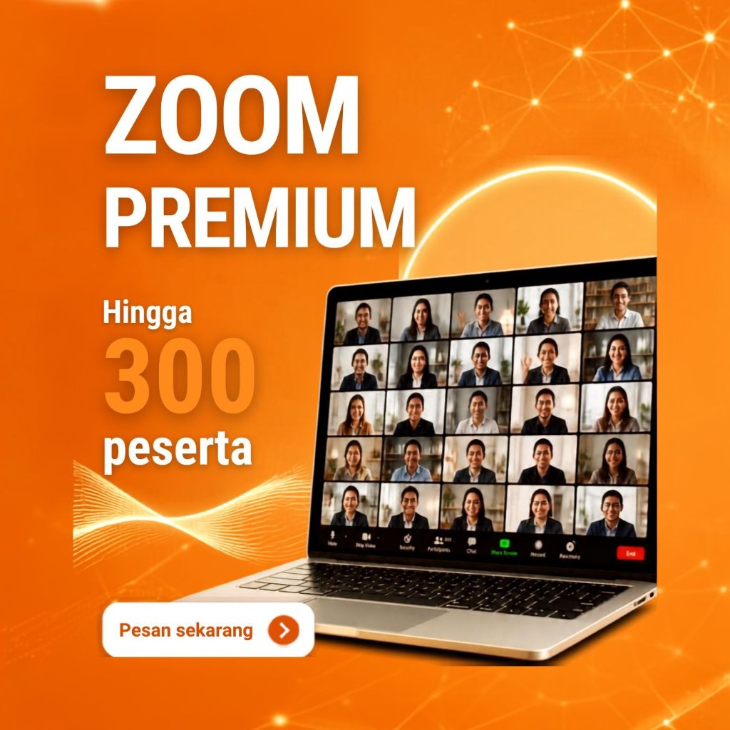 Lisensi Zoom Unlimited 300 Peserta Anti Disable