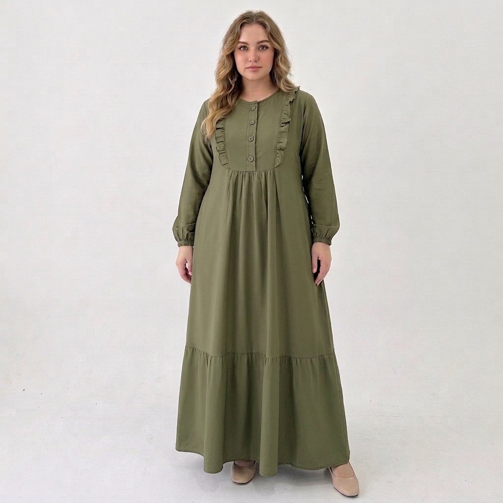 Gamis Longgar Jumbo Bigsize Dress Jumbo Besar Gamis Muslim Jumbo