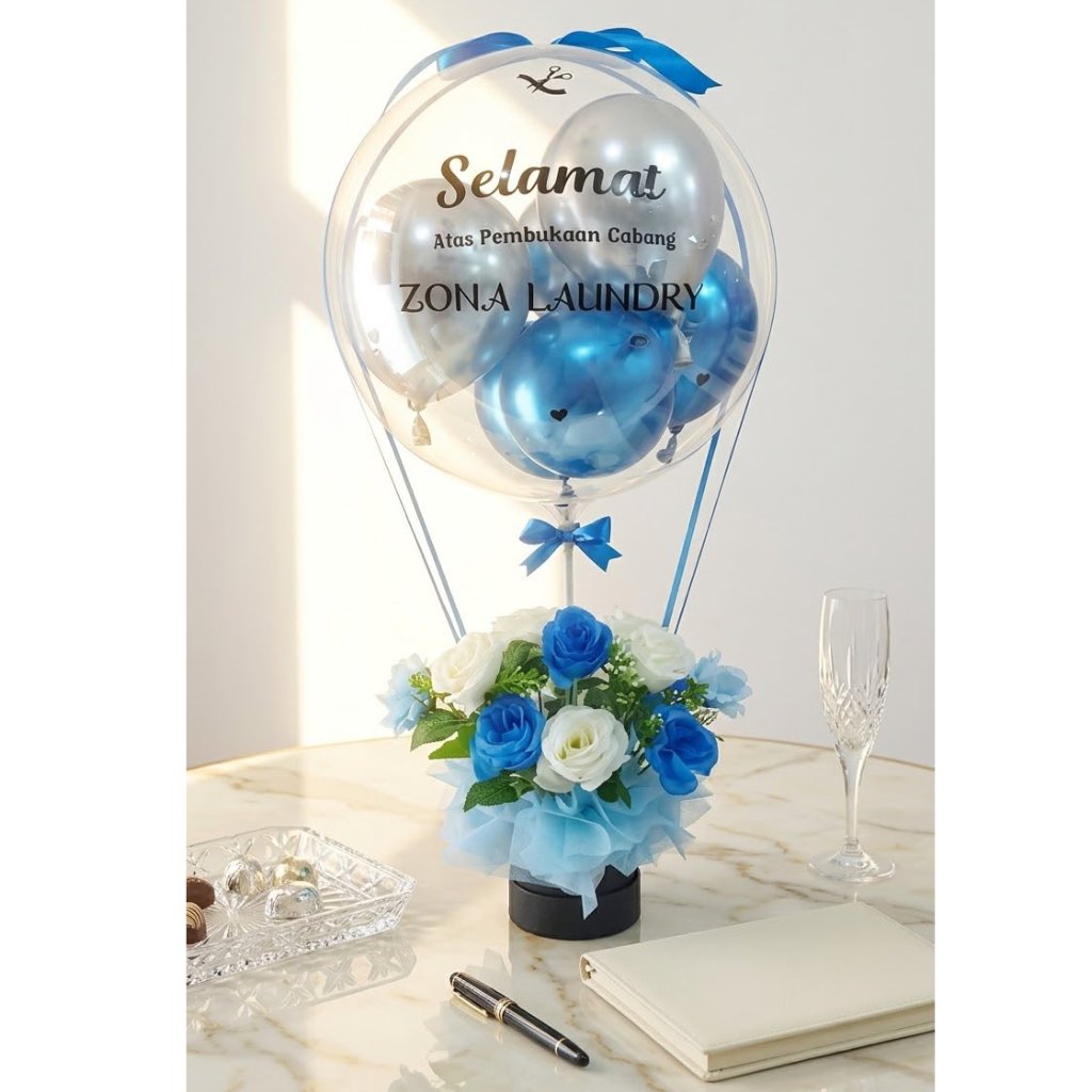 [READY JAKARTA 1HARI JADI] Buket Balon Balloon Bucket Balon Wisuda Grand Opening Happy Birthday Get 