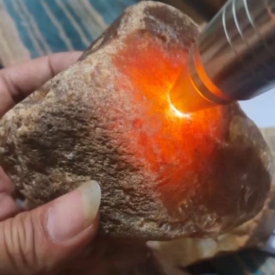 Natural Batu bahan Akik Anggur Coklat Caramel dan Madu