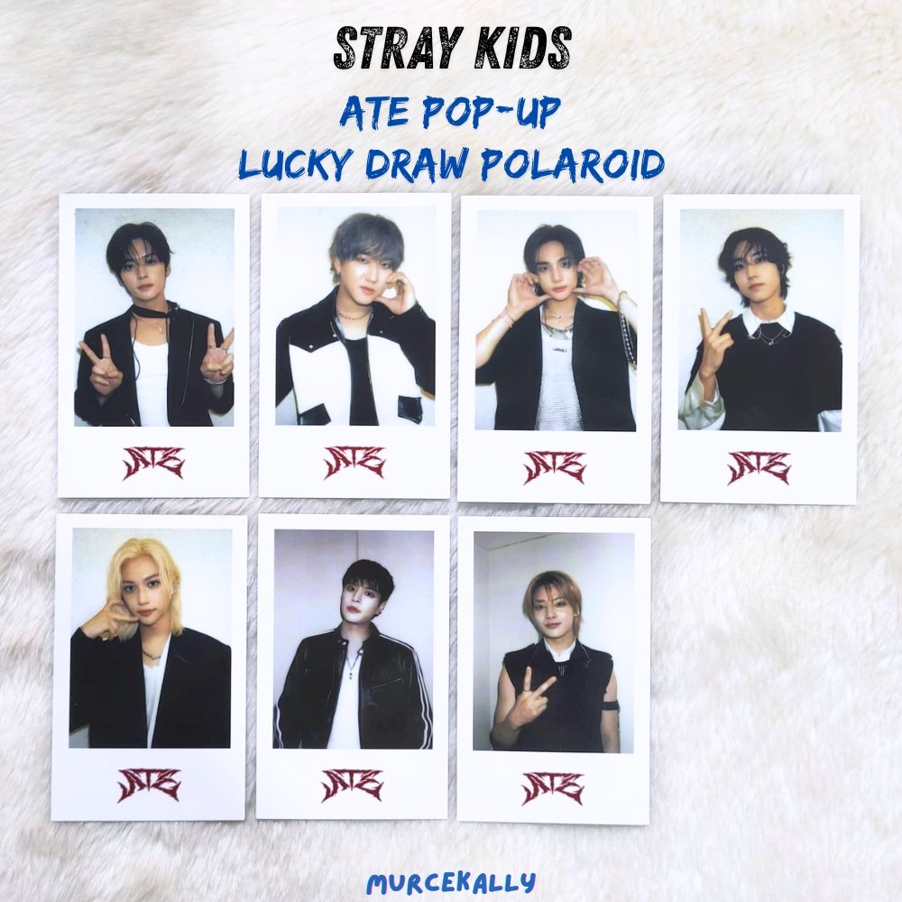 [LAST STOCK] Stray Kids ATE Pop Up Lucky Draw Polaroid Bangchan LeeKnow Changbin Hyunjin Han Felix S