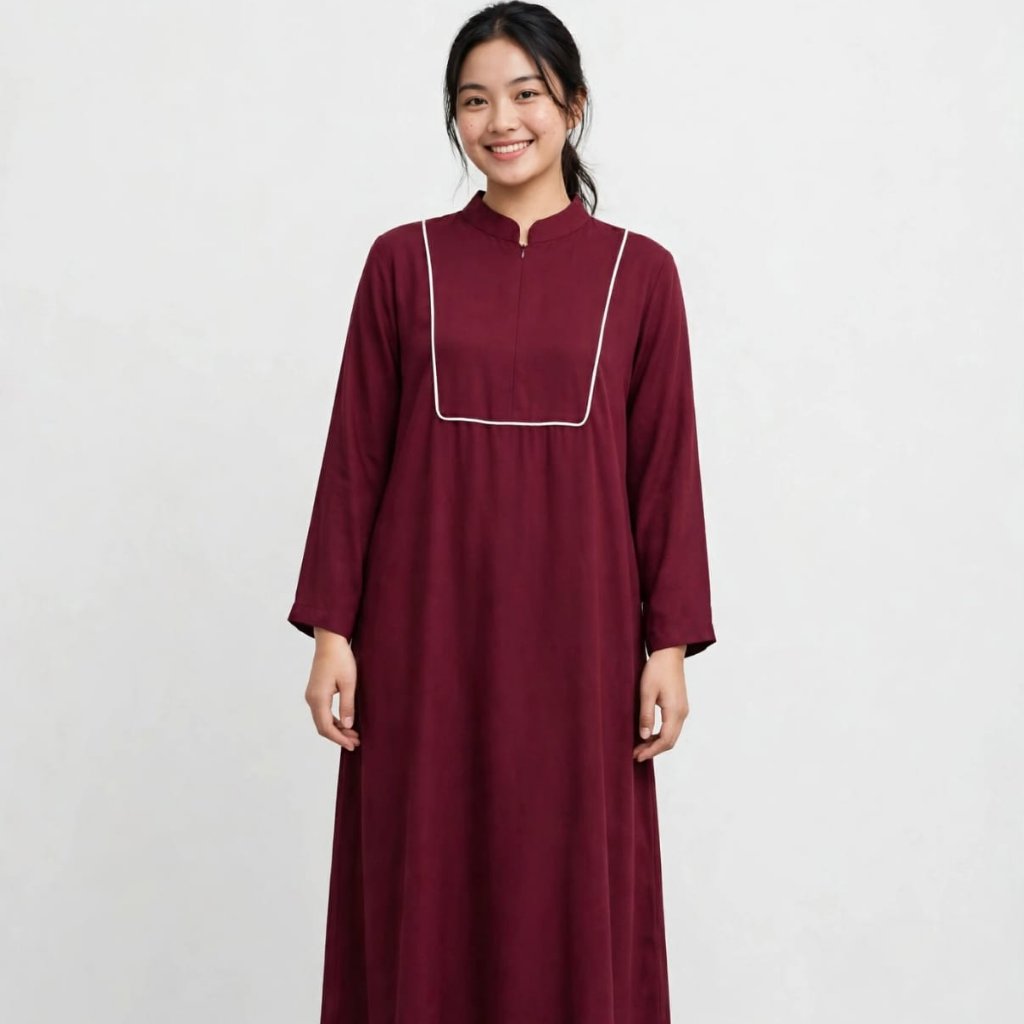 Gamis Midi Amanda Rayon Twill