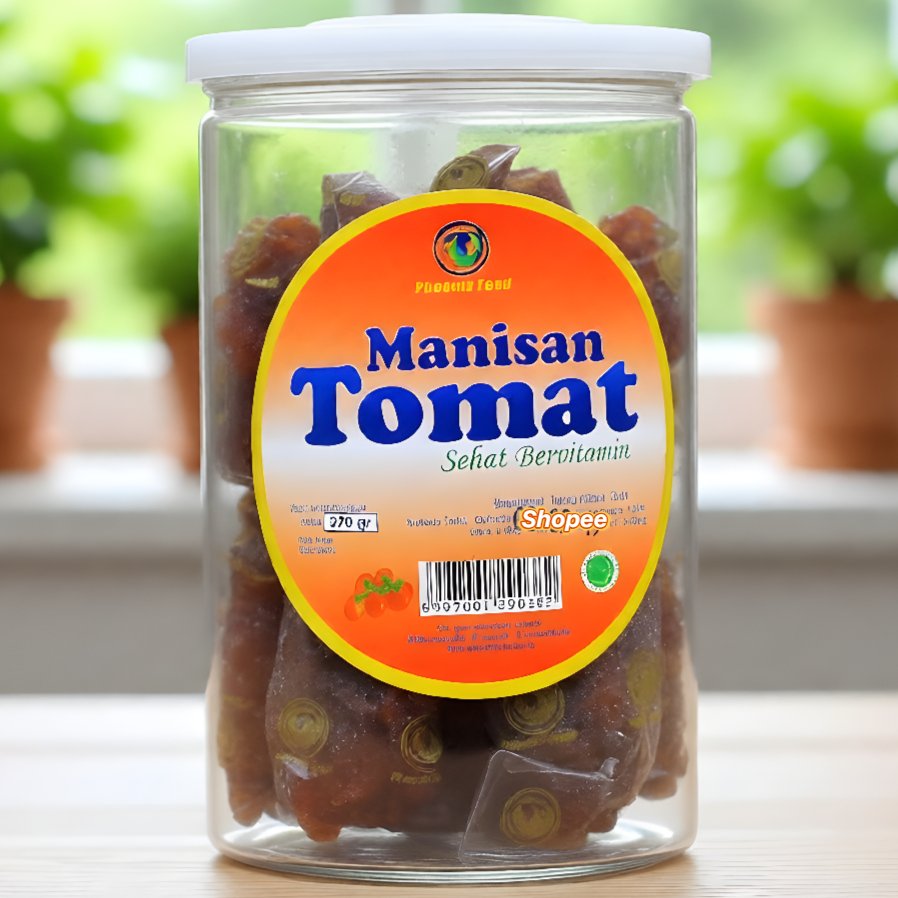 Manisan Tomat Toples Pet Can 250 G