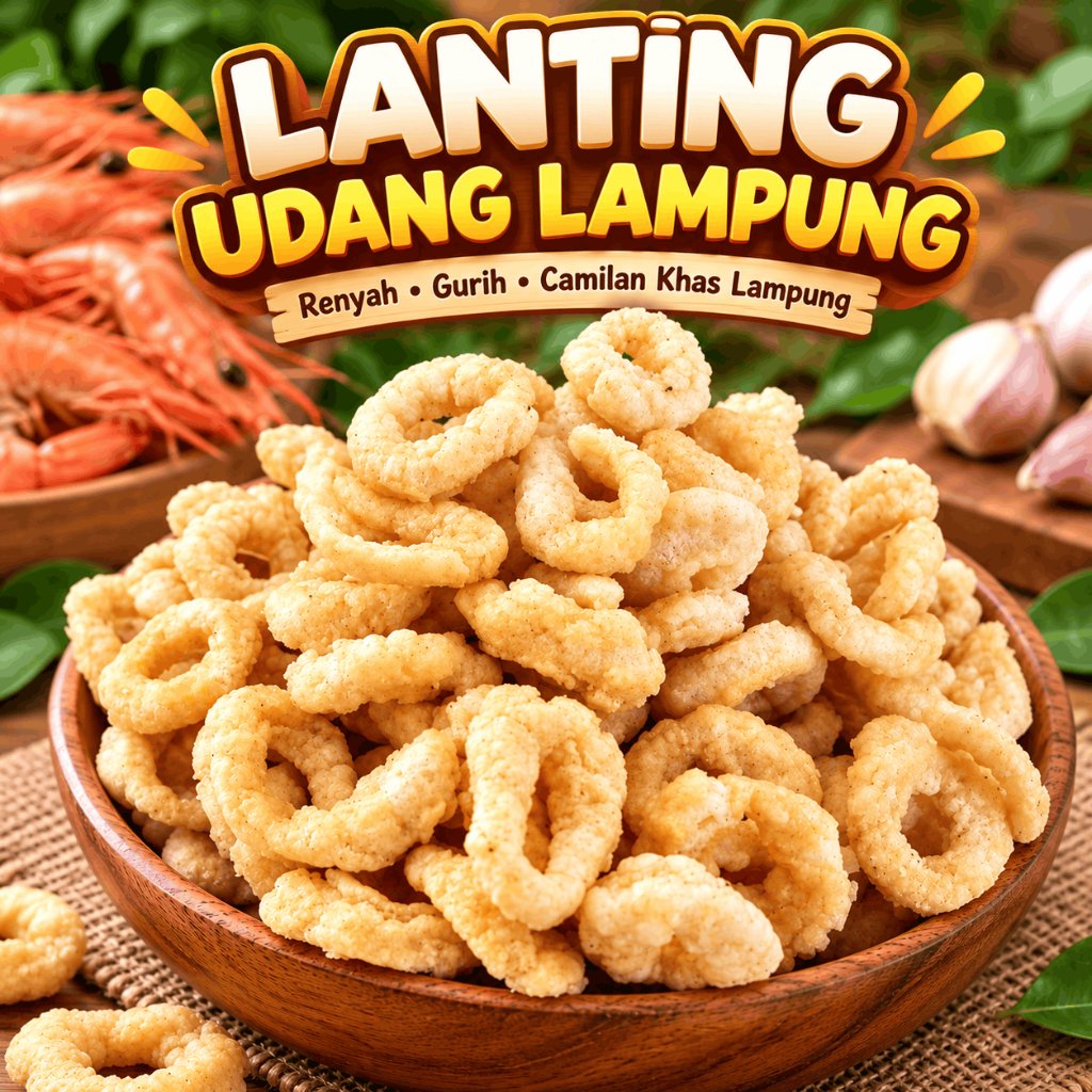 Lanting Udang Lampung Renyah Gurih Camilan Khas Lampung Snack Tradisional