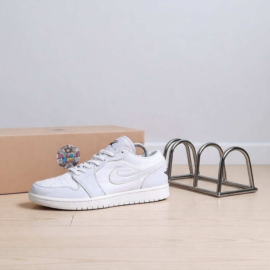 Sepatu Second Casual Air Jordan 1 Low White Camo Size 42 26.5 cm