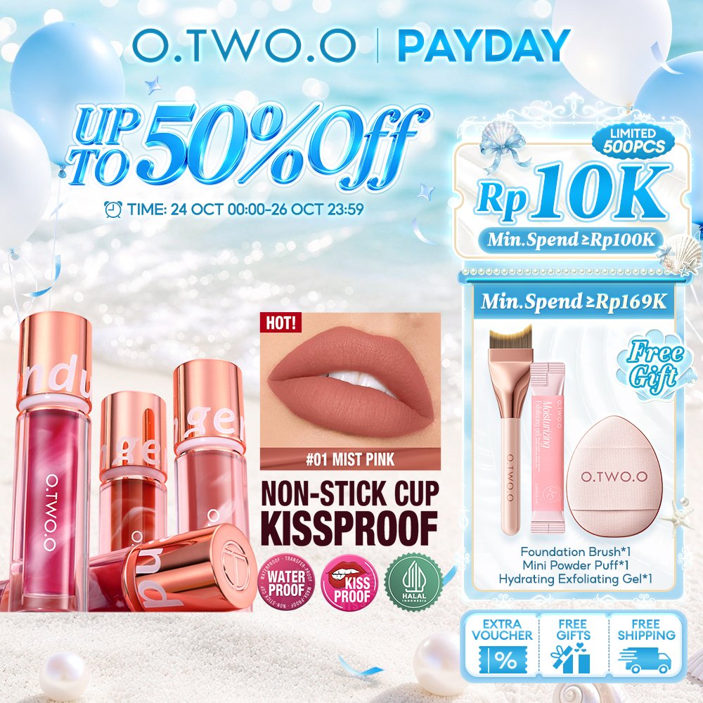 O.TWO.O Lolepop Lipgloss Matte Long Lasting Waterproof Ultra Stay Smooth Lip Makeup