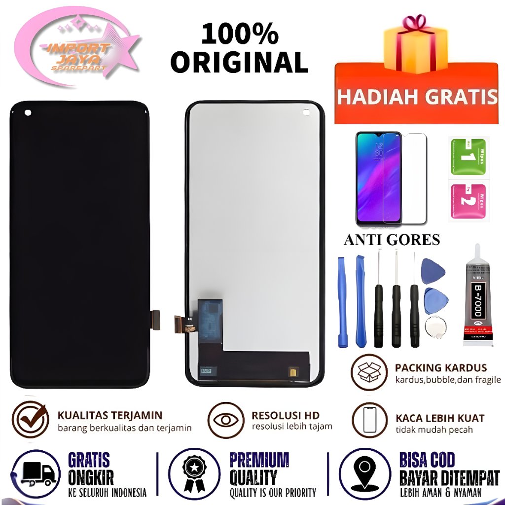 [ORIGINAL] FINGERPRINT LCD XIAOMI MI 10 5G / MI 10 PRO 5G ORG - LCD FULLSET - LAYAR HP