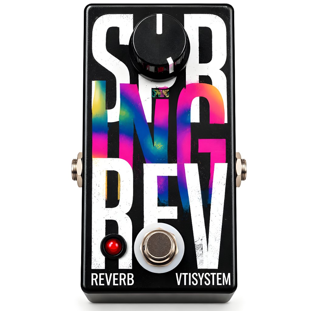 Reverb Efek Gitar Spring Reverb Echo VTISYSTEM