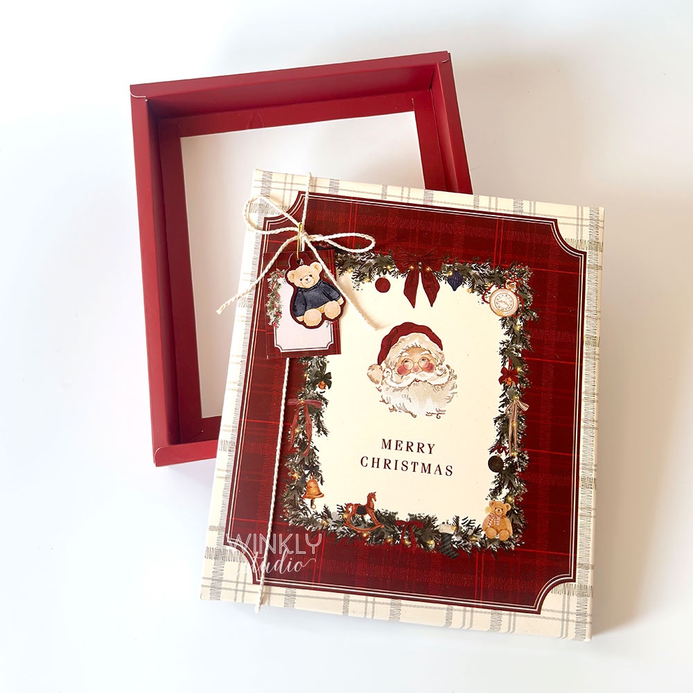 5pcs BOX NASTAR Christmas / Kotak Packaging Hampers Natal Kue Nanas Cookies Nastar