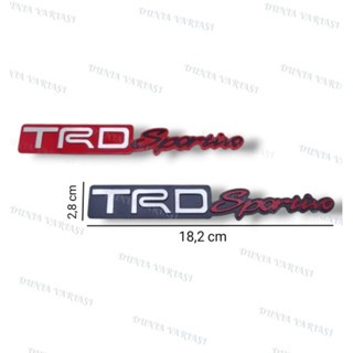 Logo Emblem Trd Sportivo Logo Mobil Trd Sportivo logam cnc anti karat anti korosi