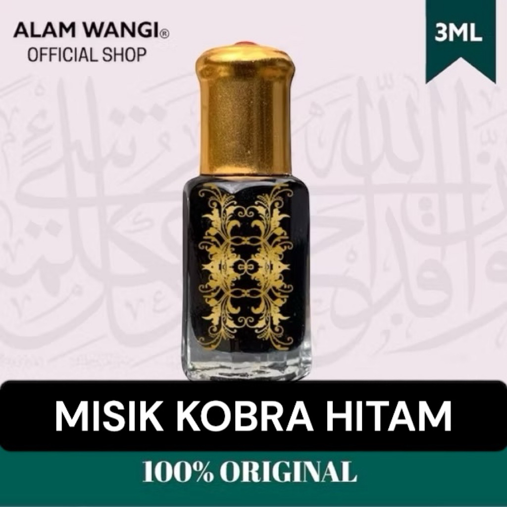 Minyak wangi misik cobra hitam asli tanpa campuran