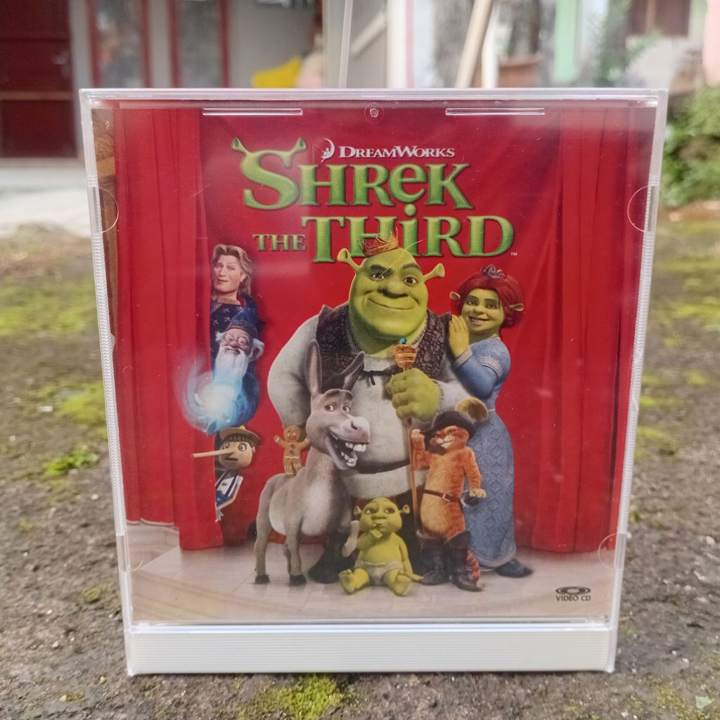 Shrek the Third (2007) English Audio Teks Indonesia Original VCD DreamWorks Animation VideoCD Sealed