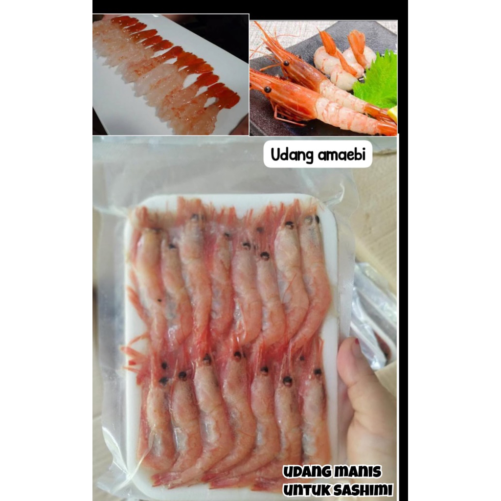 

UDANG AMAEBI UDANG MANIS 300 gr