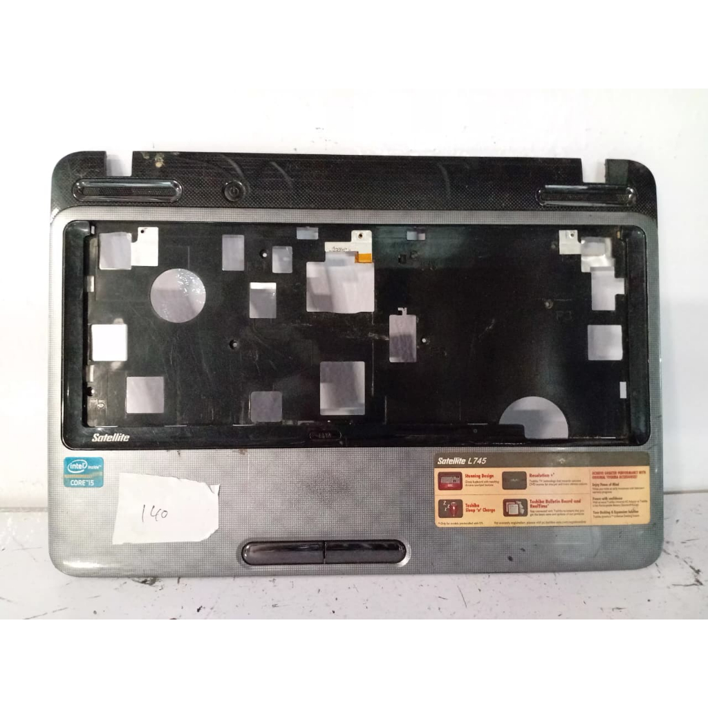 CASING CASE LAPTOP TOSHIBA SATELLITE L745 FRAME KEYBOARD - ercomp1