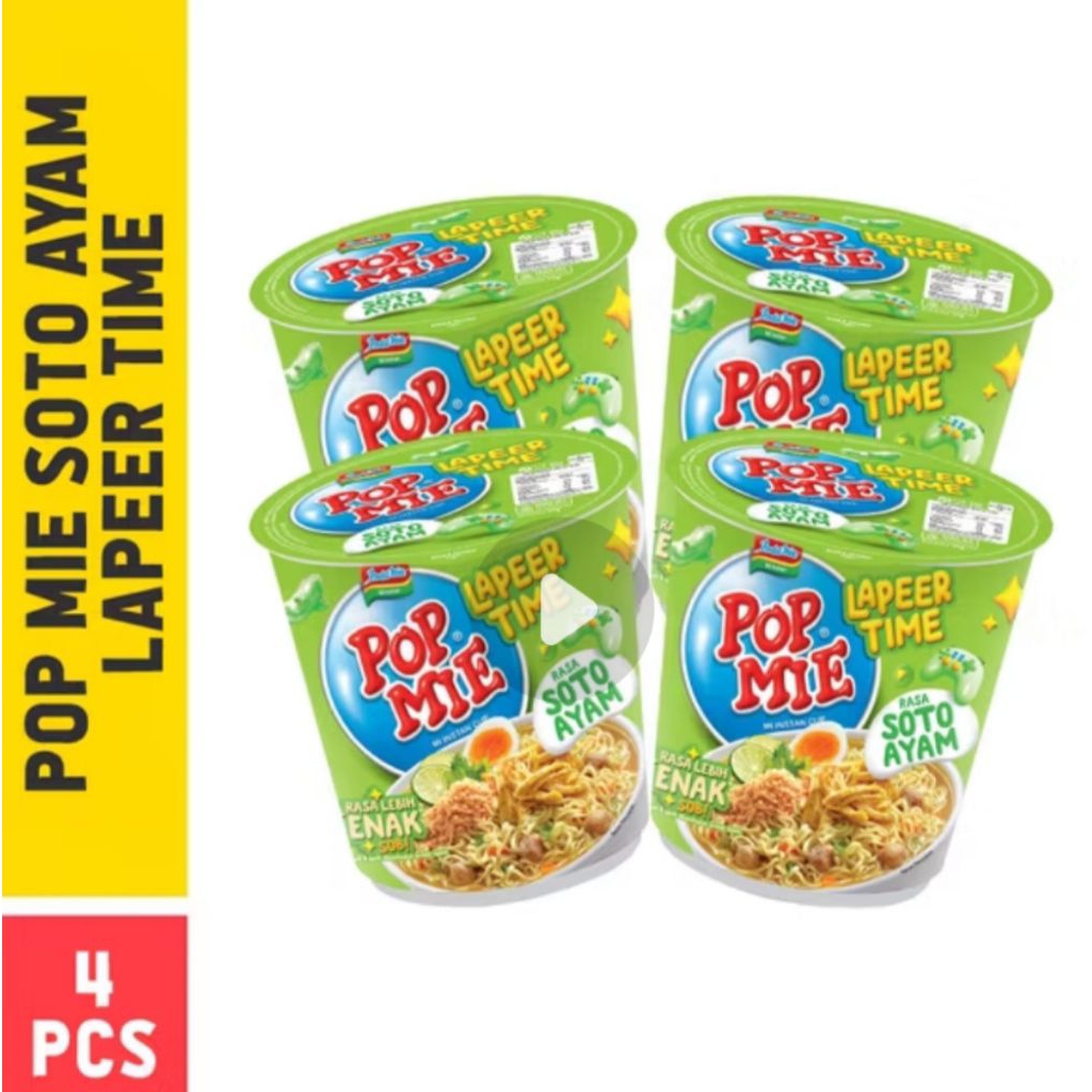 

Pop Mie Jumbo Rasa Soto Ayam 4pcs ×77gr