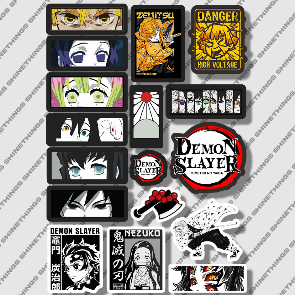 

stiker anime DEMON SLAYER || Sticker KIMETSU NO YAIBA