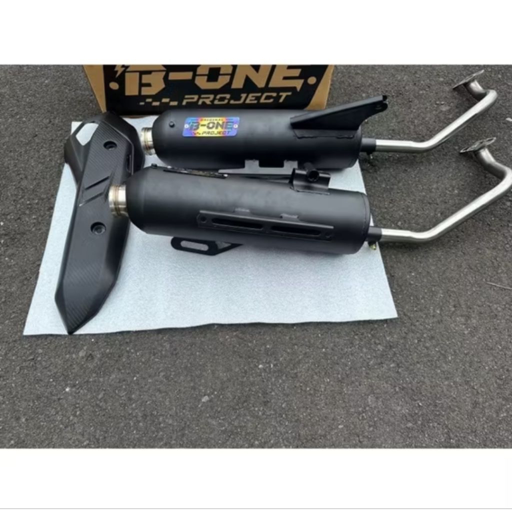 Knalpot SHIJIRO BY-ONE PROJECT Model SHIJIRO Moncong SHIJIRO Beat karbu deluxe beat esp Vario Mio Sc