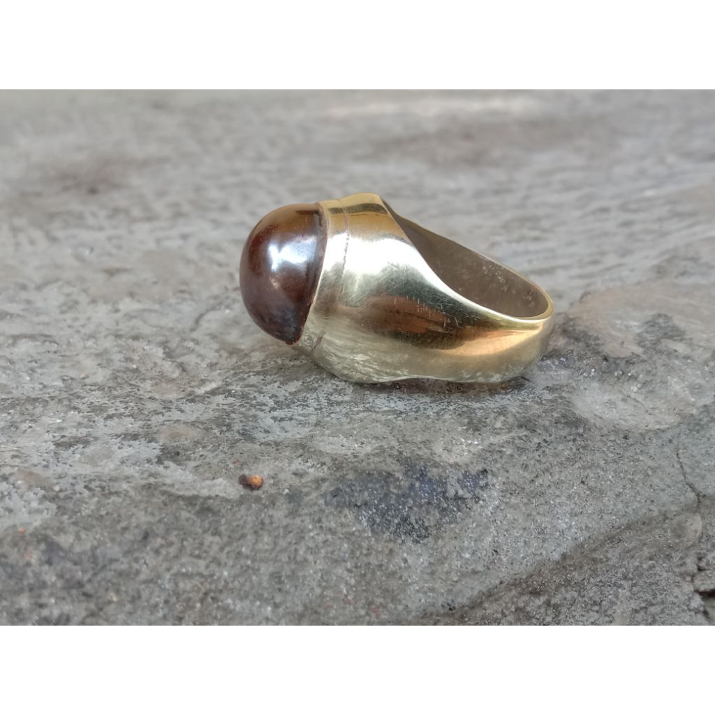 cincin batu akik munta besi asli sulawesi aktif SIAP TES