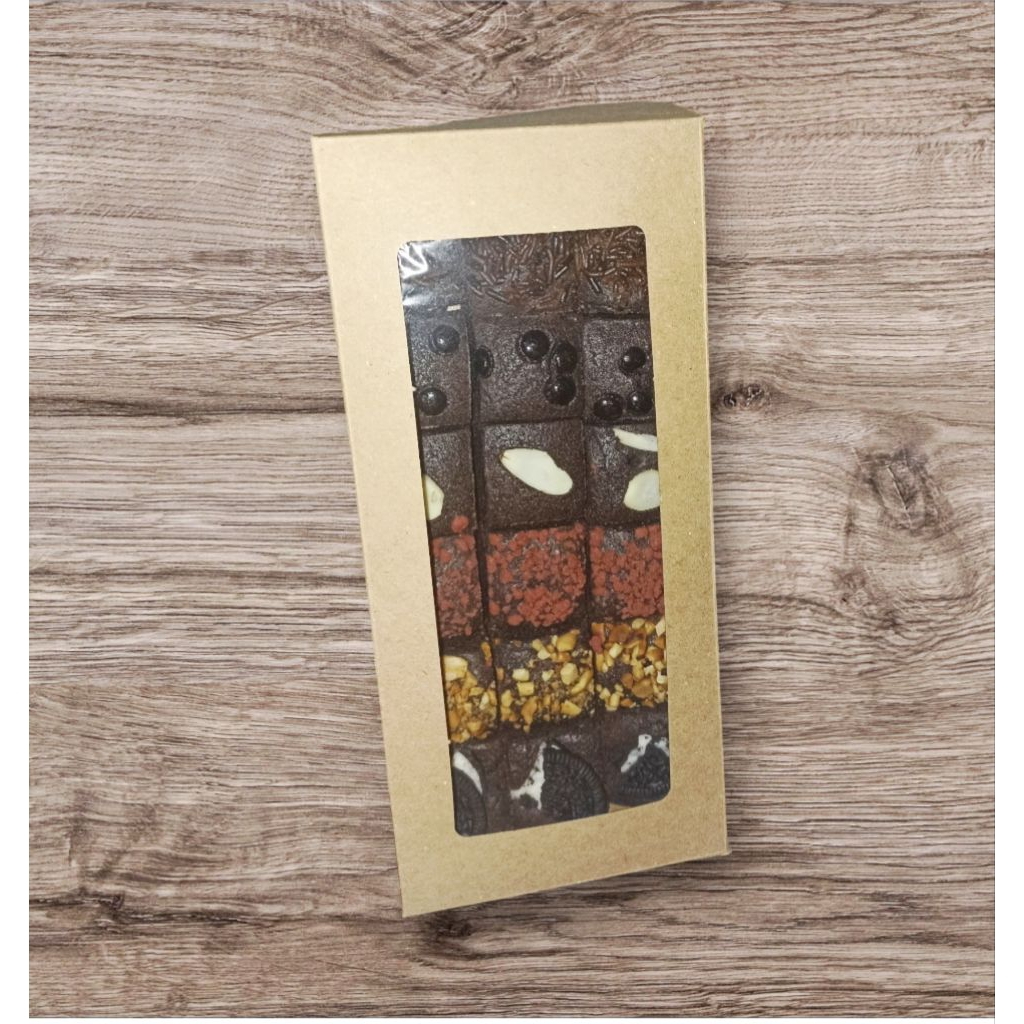 

brownies coklat toping mix