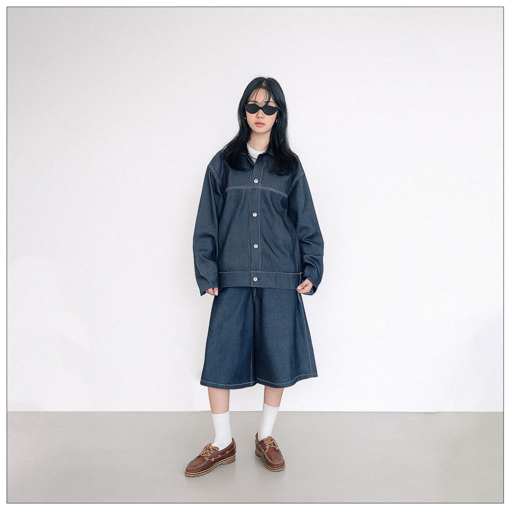 STUDIOMANUSIA HEAVYWEIGHT DENIM JORTS & JACKET - 14oz/13.5oz