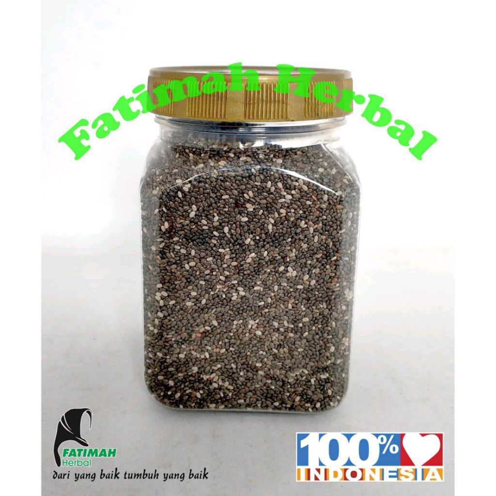 

Natural Black Chia seed Peru 250 gram