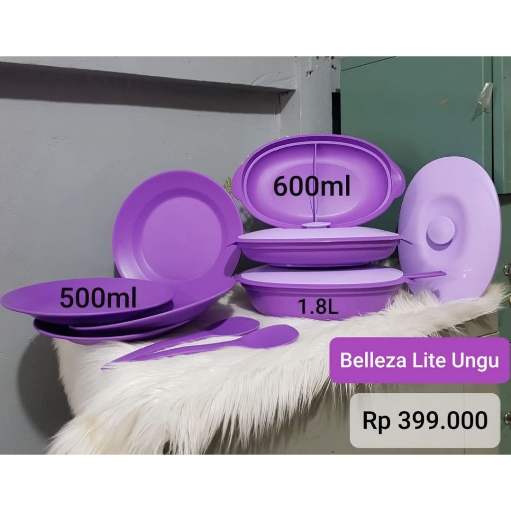 original Belleza liter set piring by Moorlife