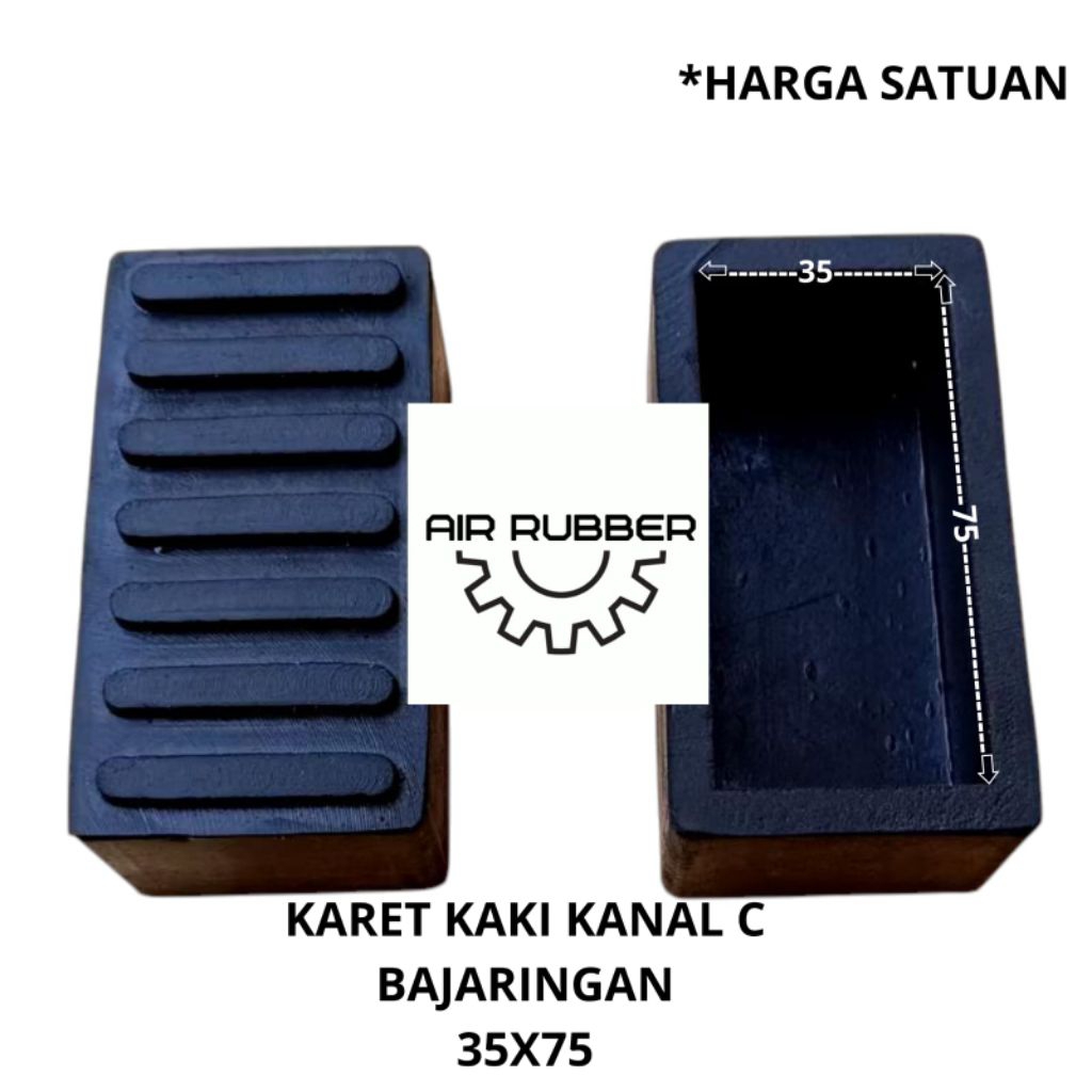 karet kanal C bajaringan/karet kaki bajaringan/karet kaki tangga bajaringan