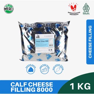 

CALF CHEESE FILLING 8000 KEMASAN 1 KG / KEJU FILLING CHEDDAR CALF 8000
