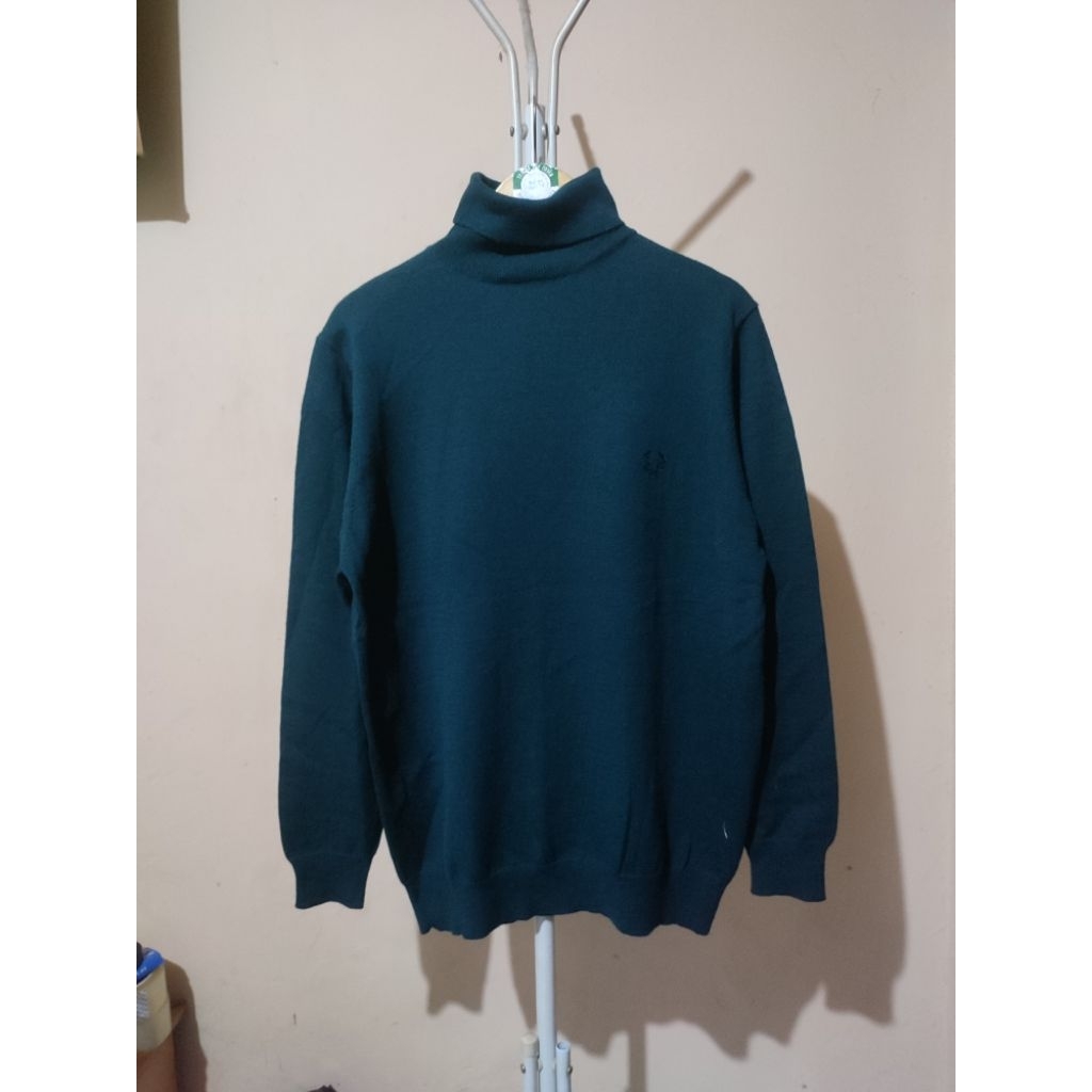 Sweater Rajut / Knitwear Turtleneck Fred Ferry Vtg prlovd