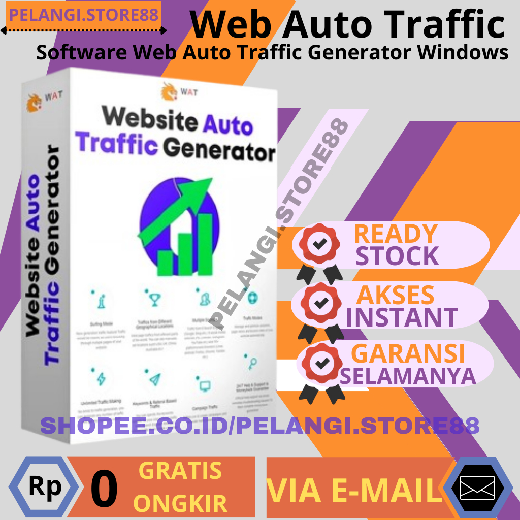 WEBSITE AUTO TRAFFIC Generator ULTIMATE - SEO Tools Visitor WAT Software Bot Traffic Premium Lifetim