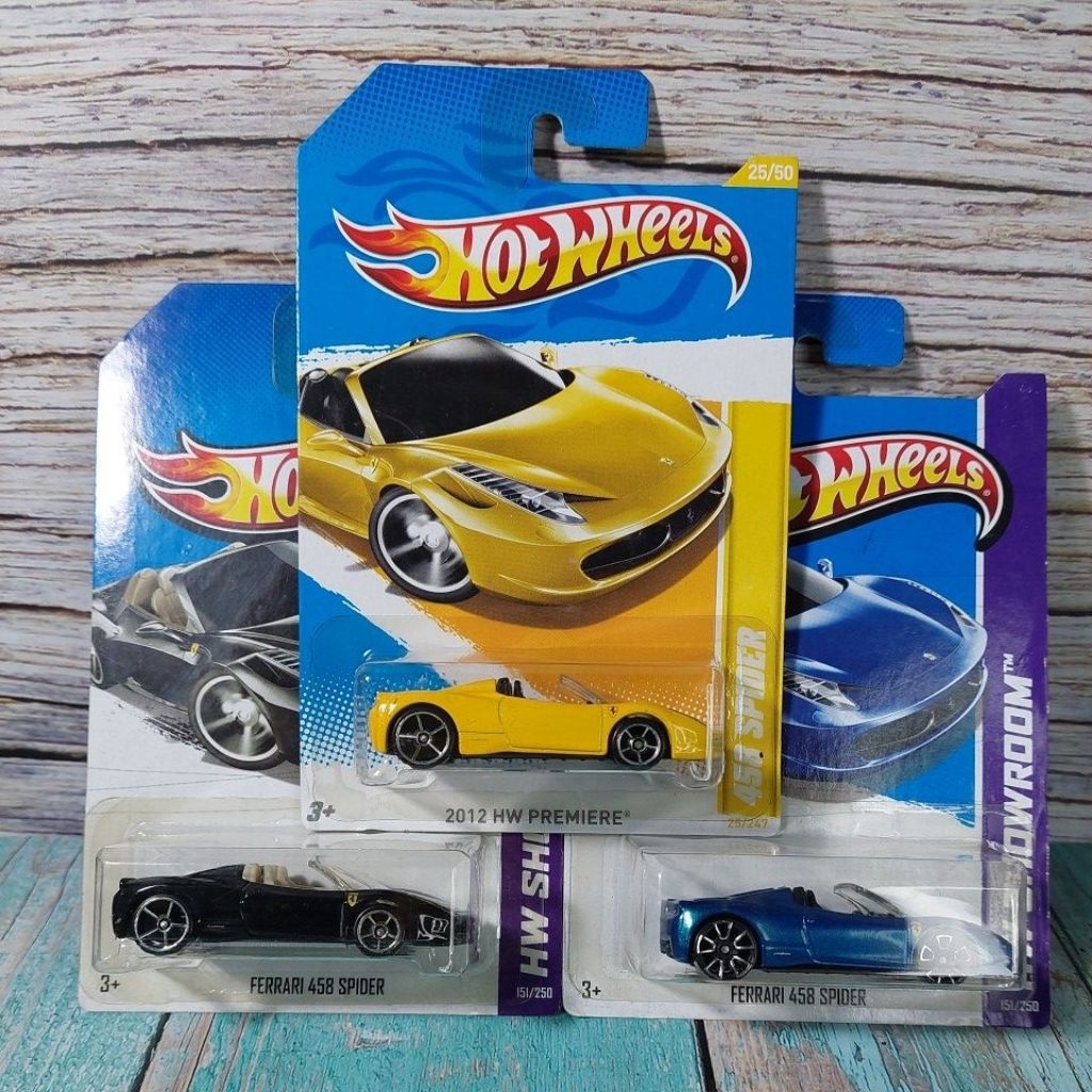 Hot Wheels Ferrari 458 Spider