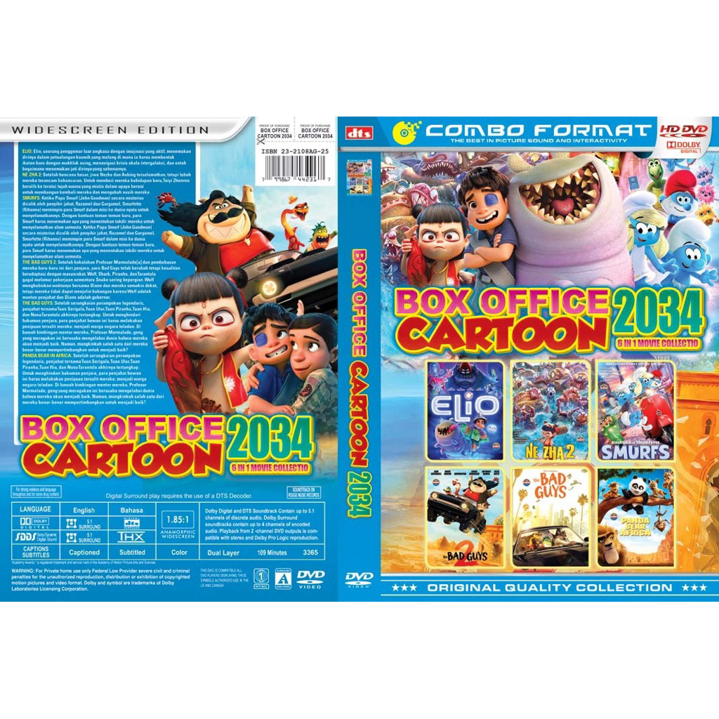 Box Office Cartoon 2034 Collection