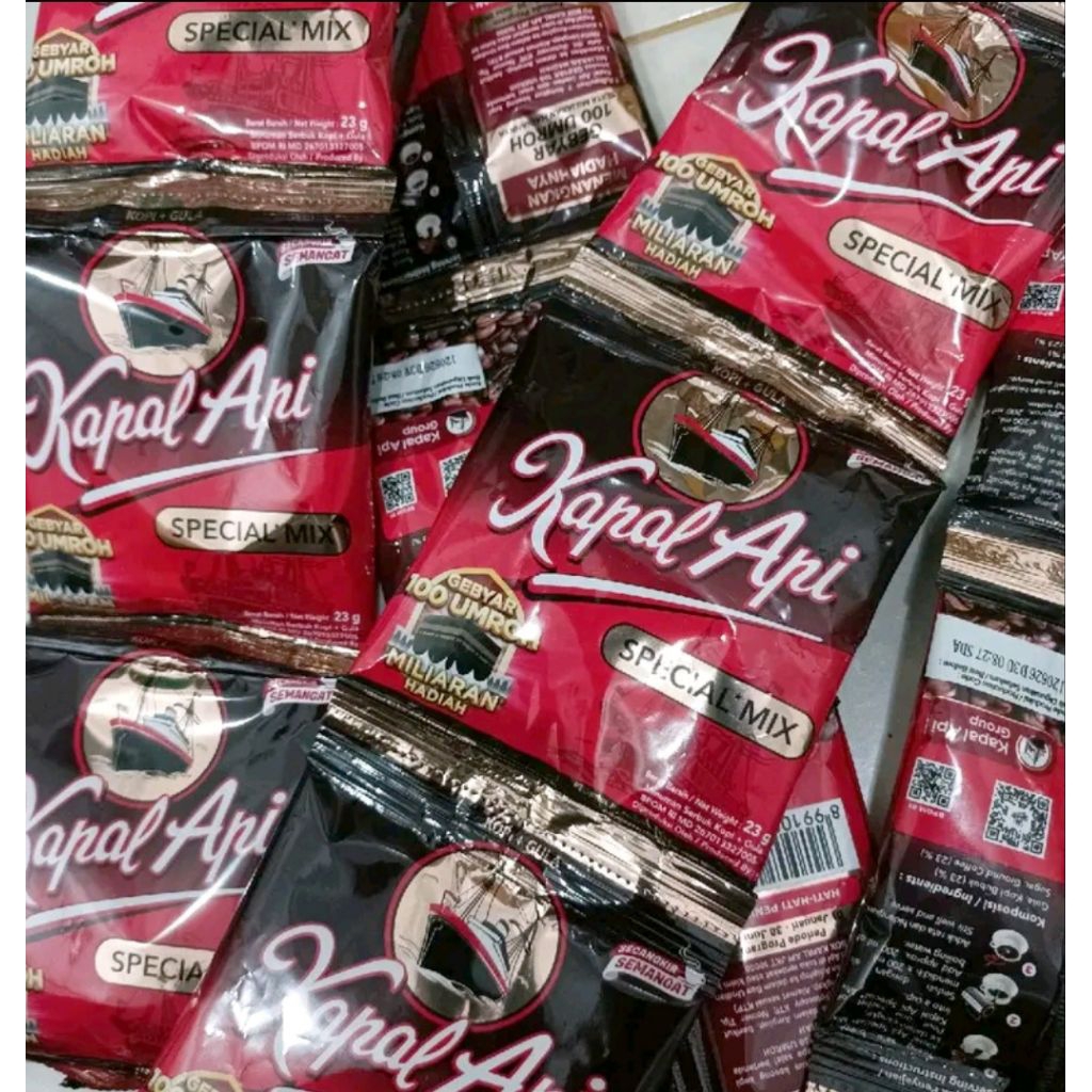 

KOPI KAPAL API SPECIAL MIX 23 GR [1 renteng 10 pcs]