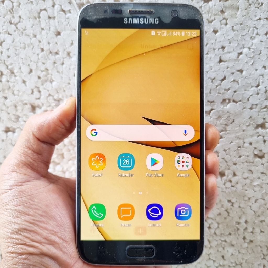 Handphone Hp Samsung Galaxy S7 Second 4/32 NFC Bekas Original