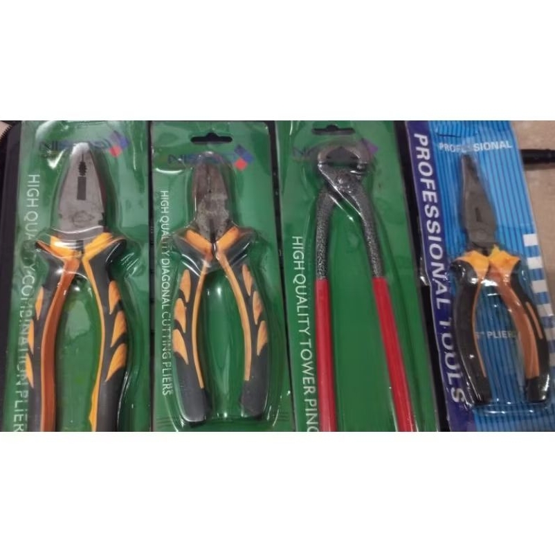 Tang Kombinasi 8" - Tang Potong 6" - Tang Gegep 8" - Tang Lancip 6" Tang Jepit/Buaya 10" Merk MEIJER