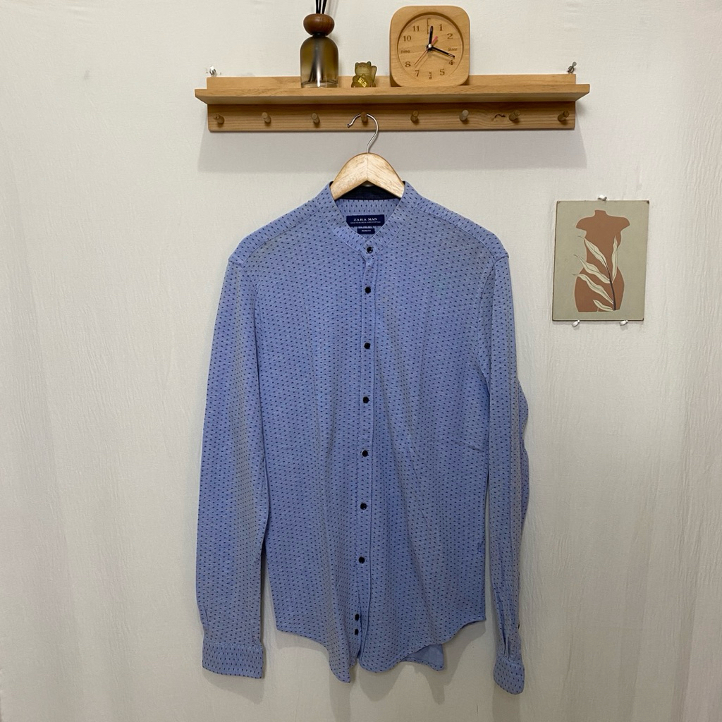 kemeja panjang pria ZARA MAN original size XL