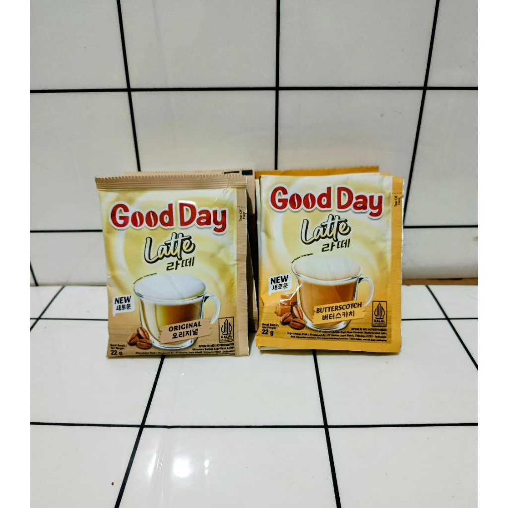 

Good day latte original & butterscotch isi 5 sachet
