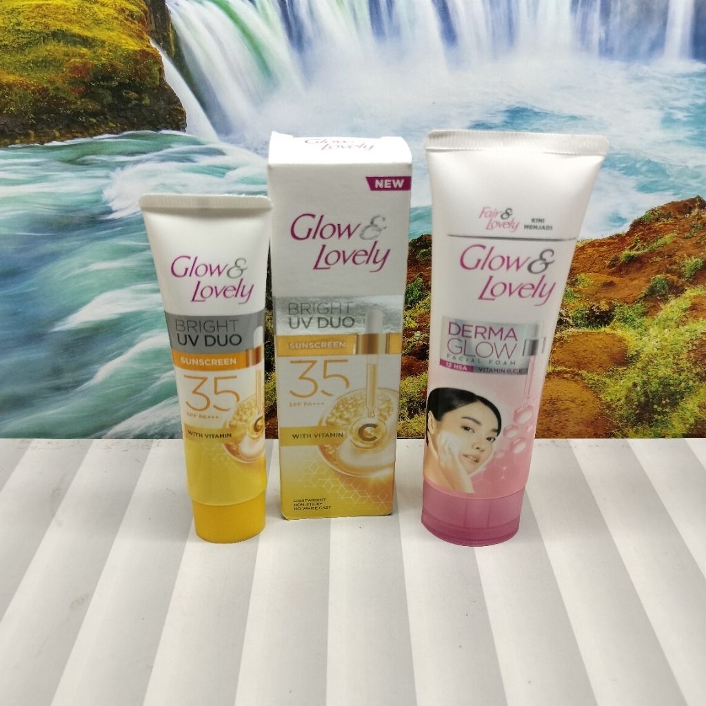 PAKET FAIR & LOVELY FACIAL FOAM & SUNSCREEN BPOM