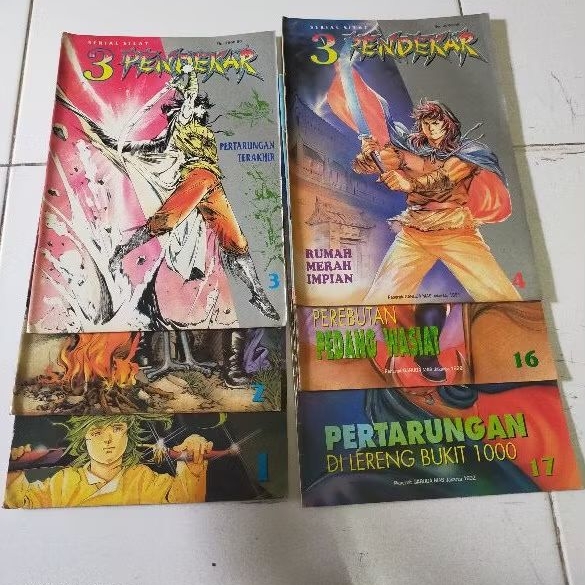 Komik Serial Silat 3 Pendekar Jual Satuan