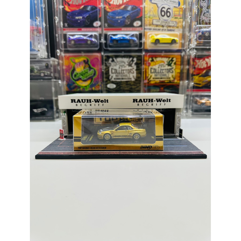 Inno64 Inno Nissan Skyline GT-R R34 Top Secret Gold