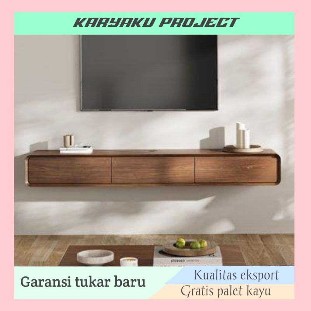 meja tv estetik konsol tv minimalis