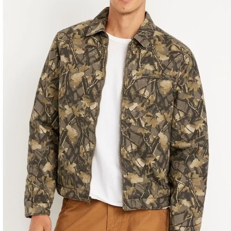 O-nvy work insulatted barn jacket