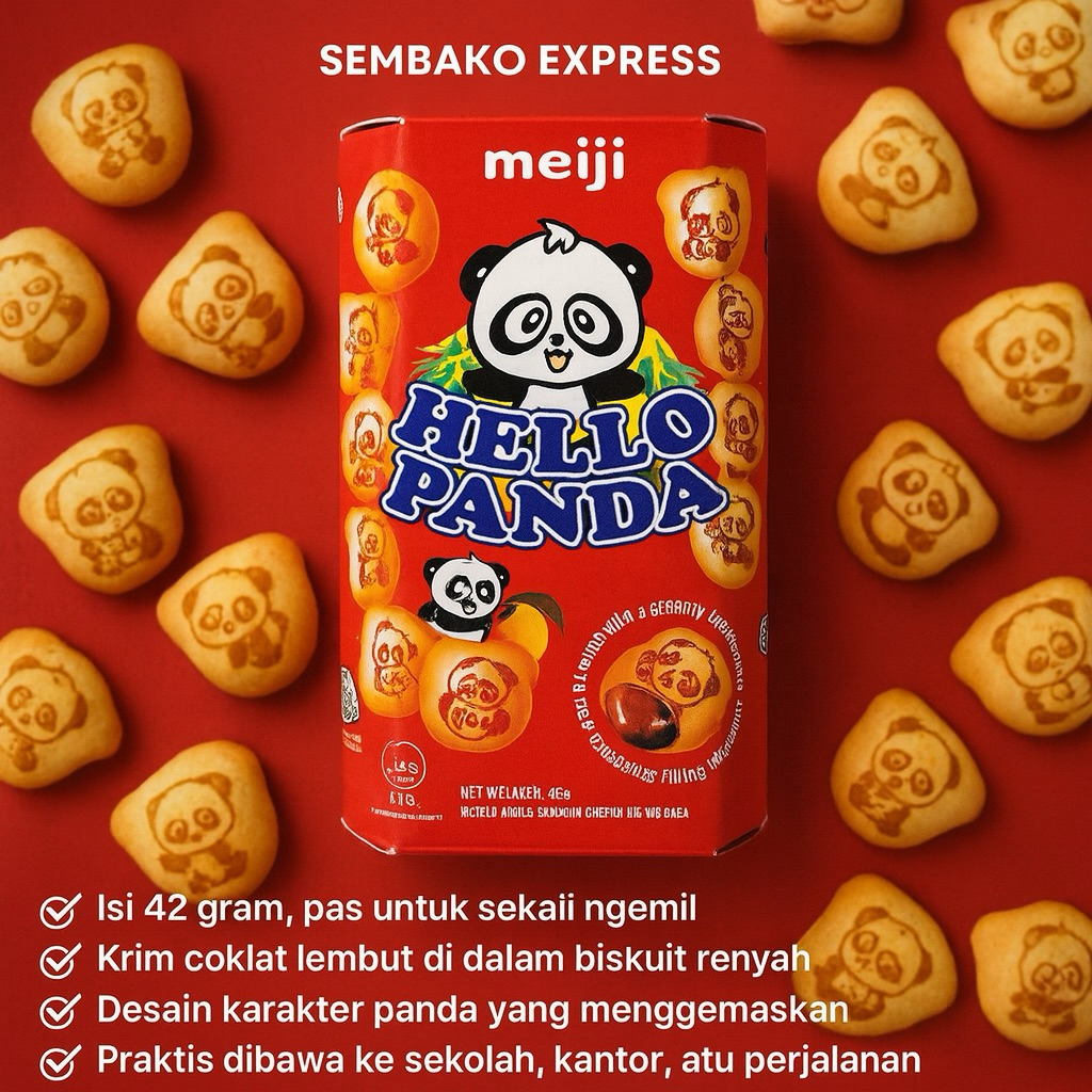 

Meiji Biscuit Hello Panda Chocolate Box 42 g