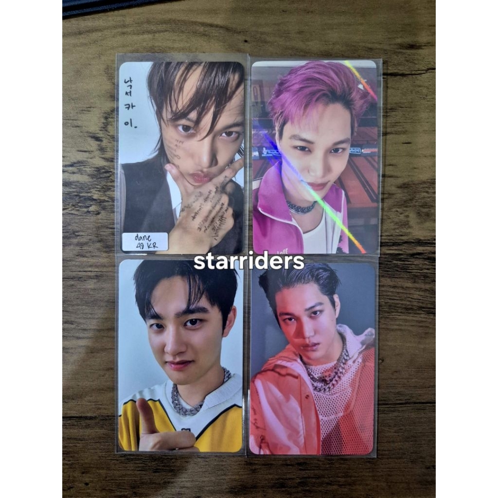 [WAJIB BACA DESKRIPSI] photocard pc kai jongin D.O. kyungsoo exo official cream soda superm mmmh