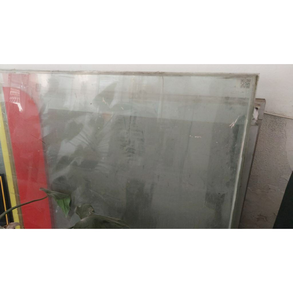 kaca uk 2x1m tebal 5mm kaca bening