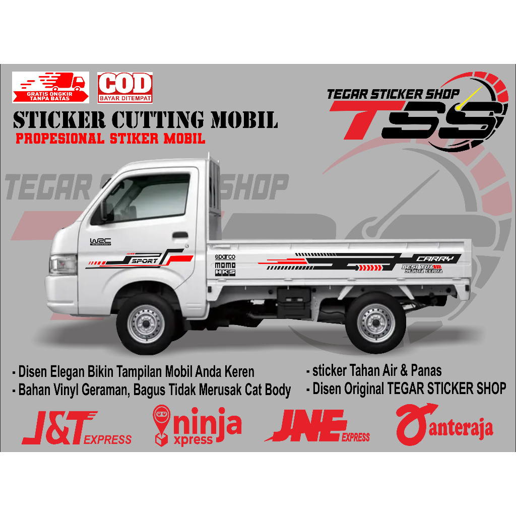 sticker mobil carry sticker mobil suzuki carry sticker mobil carry keren motif variasi body mobil