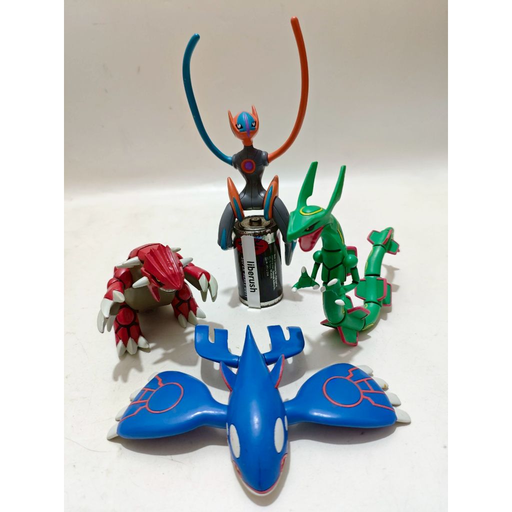 Set 2004 nintendo pokemon moncolle legendary deoxys speed form kyogre groudon rayquaza pokemon ruby 
